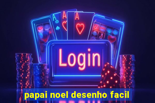 papai noel desenho facil